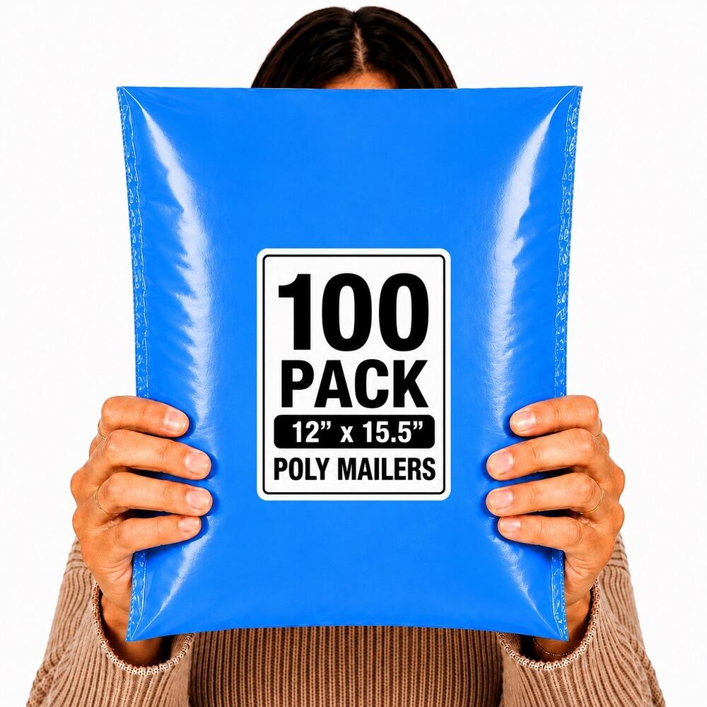 POLYMAILER 100 PACK SHIPPING MAILERS BULK RESELLER STARTER BUSINESS KIT SUPPLIES